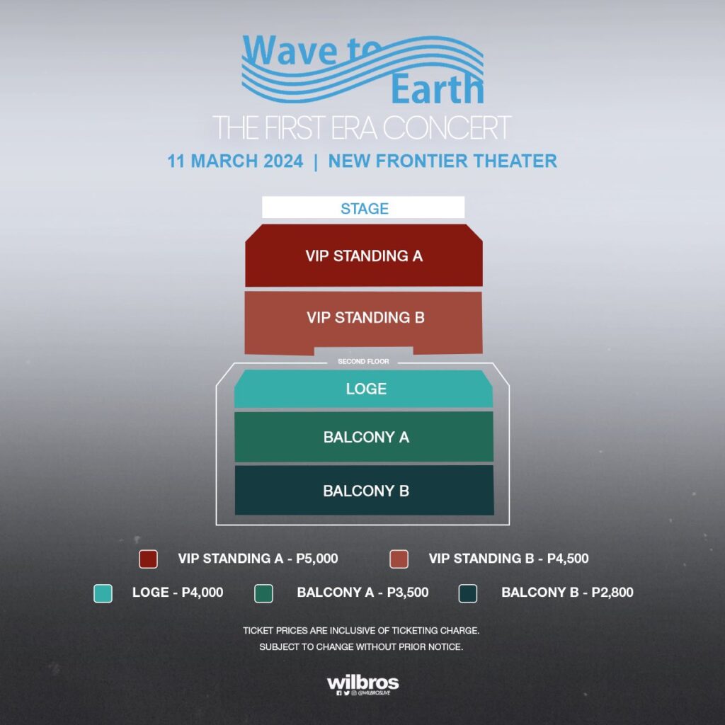 wave to earth concert in manila seat plan
