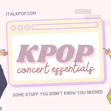 what to bring to a kpop concert